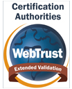 "WebTrust" Seal